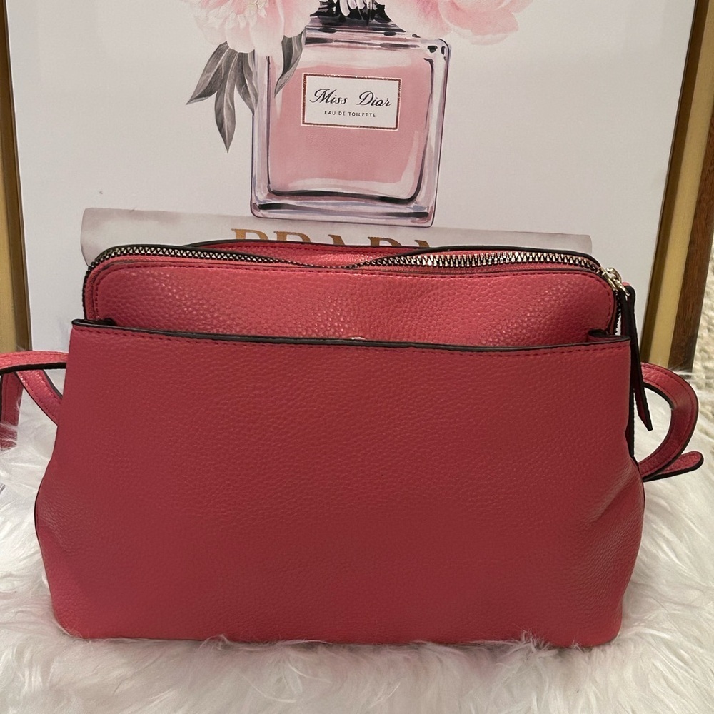 Nanette Lepore Pink Crossbody Bag Adjustable Strap - Picture 10 of 14